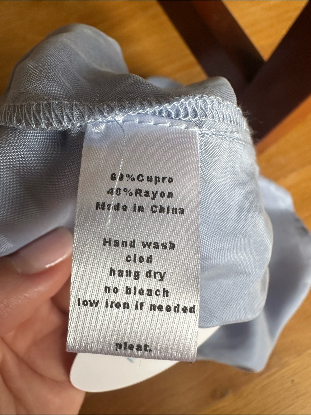 Pleat Collection Girls Cross front Skort Elastic Waist Snap Periwinkle Blue 12 - Picture 5 of 5